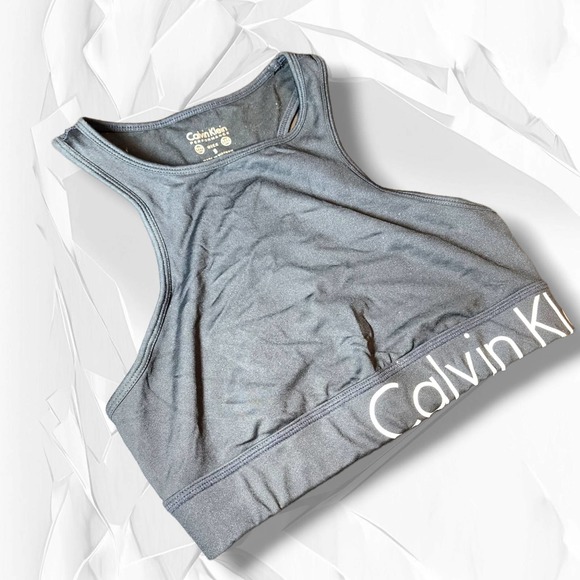 High Neck Calvin Klein Sports Bra - Picture 4 of 6